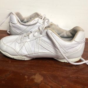 girls white cheer shoes